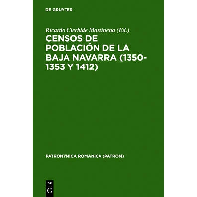 预订 Censos de población de la Baja Navarra (1350-1353 y 1412): 9783484555075