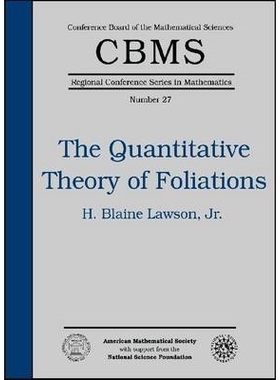 预订 The Quantitative Theory of Foliations: 9780821841624