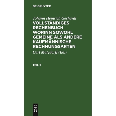 预订 Gerhardt Vollständiges Rechenbuch T. 2 Vrgakr: 9783112436738