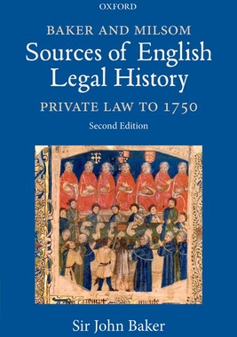 【预订】Baker and Milsom Sources of English Legal History