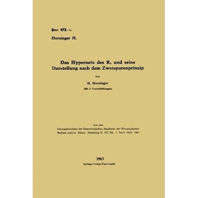 预订 Das Hypernetz des R4 und seine Darstellung nach dem Zweispurenprinzip: 9783662243817