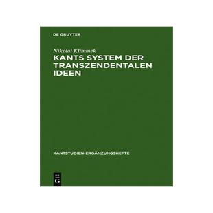 预订 Kants System der transzendentalen Ideen