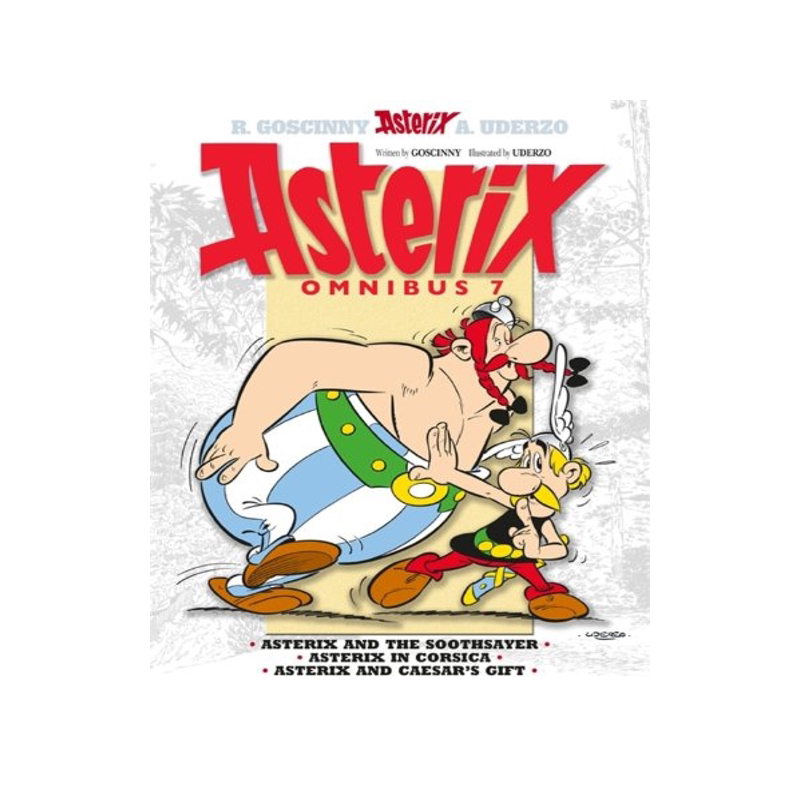 英文原版 高卢英雄历险记 19-21 合订本 卷七 儿童漫画 Asterix Omnibus 7 神算师 阿斯特克斯在科西嘉 凯撒的礼物