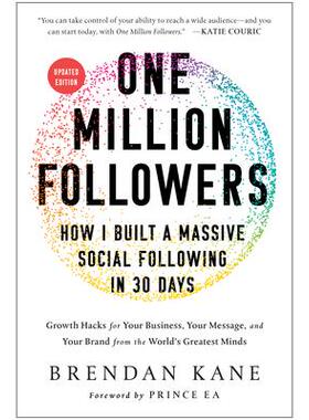 预订 One Million Followers, Updated Edition: How I Built a Massive Social Following in 30 Days百万粉丝，更新版：我如何在
