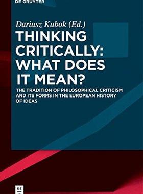 [预订]Thinking Critically: What Does It Mean? 9783110560084