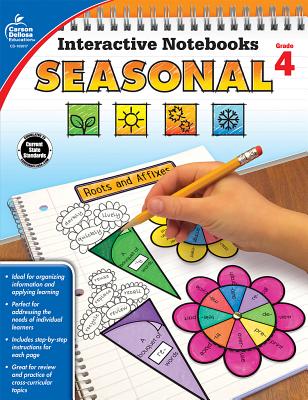 【预订】Interactive Notebooks Seasonal, Grade 4
