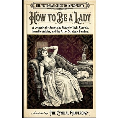 预订 How to Be a Lady: A Comically Annotated Guide to Invisible Ankles, Strategic Fainting, and the Art of Decorative At
