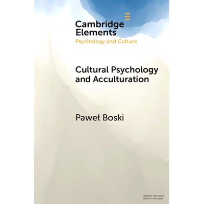 预订 Cultural Psychology and Acculturation 文化心理学与文化适应: 9781009451109