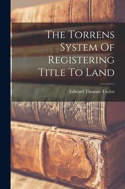 [预订]The Torrens System Of Registering Title To Land 9781017265354