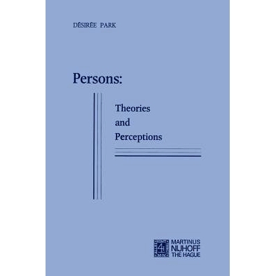 预订 Persons: Theories and Perceptions: 9789401502863