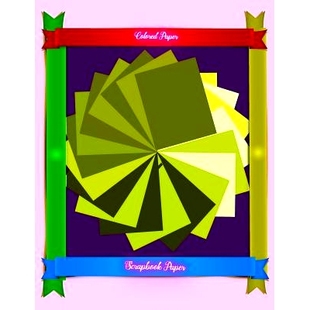 预订 Scrapbook Paper: Colored paper