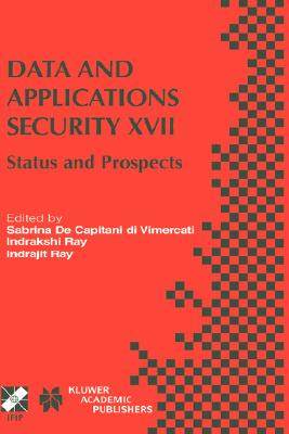 【预订】Data and Applications Security XVII