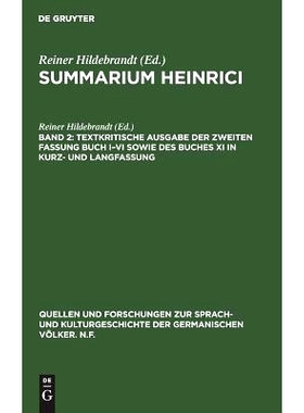 预订 Textkritische Ausgabe der zweiten Fassung Buch I–VI sowie des Buches XI in Kurz- und Langfassung: 9783110079159