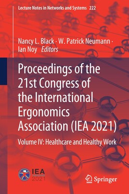 【预订】Proceedings of the 21st Congress of the International Ergonomics Association (IEA 2021)