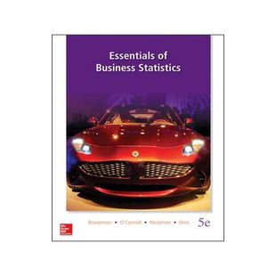 [预订]Essentials of Business Statistics, 5/e 9780078020537