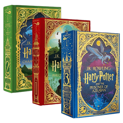 哈利波特精装互动书1-3组合