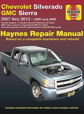 [预订]Chevrolet Silverado, Suburban, Tahoe, Avalanche & GMC Yukon, Yukon XL, Yukon Denali, Sierra, Sierra  9781620922989