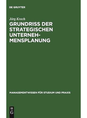 预订 Grundriß der strategischen Unternehmensplanung: 9783486244762