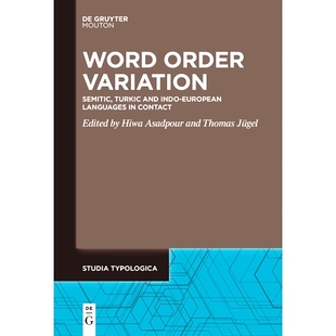 Languages 突厥語和印歐語 Contact and 預訂 Turkic Indo Word Variation Order 閃米特語 詞序變異： Semitic European