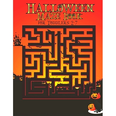 预订 Halloween Maze Book for Toddlers 2-7: 9798489261043