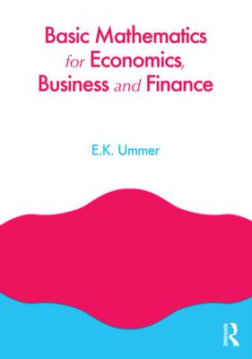 【预订】Basic Mathematics for Economics, Business and Finance
