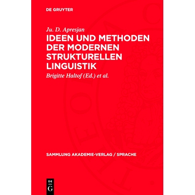 预订 Ideen und Methoden der modernen strukturellen Linguistik: Kurzer Abriss: 9783112760666