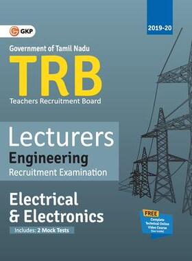 [预订]Trb 2019-20: Lecturers Engineering - Electrical & Electronics Engineering 9789389718034