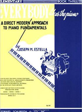 【预订】Everybody Likes the Piano: A Direct Modern Approach to Piano Fundamentals - Book 3
