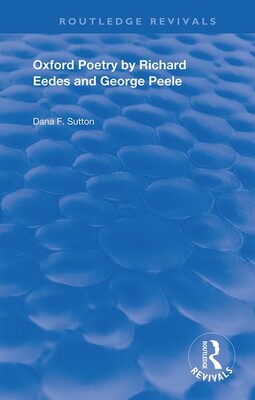 【预订】Oxford Poetry by Richard Eedes and George Peele