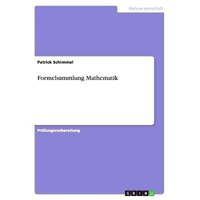 预订 Formelsammlung Mathematik: 9783656732655