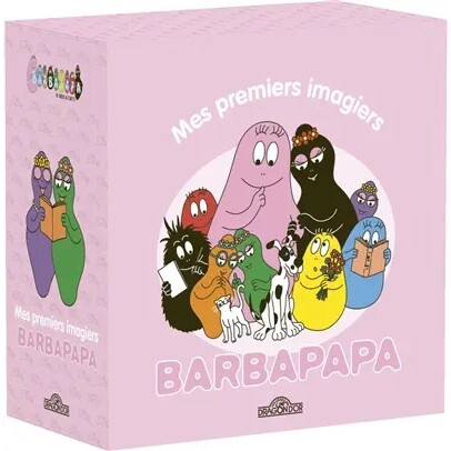 预售 我的*套 巴巴爸爸绘本 法国经典儿童IP 小语种启蒙早教 Mes premiers imagiers Barbapapa