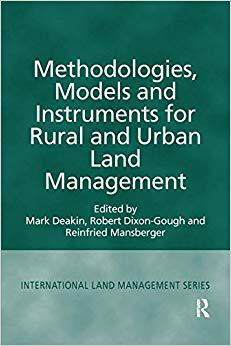 【预售】Methodologies, Models and Instruments for Rural and Urban Land Management