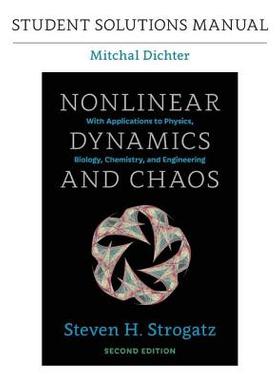 预售 Student Solutions Manual for Nonlinear Dynamics and Chaos, 2nd edition