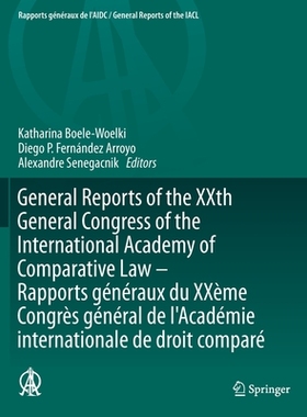 【预订】General Reports of the XXth General Congress of the International Academy of Comparati 9783030486778