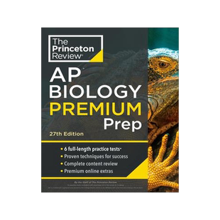 []Princeton Review AP Biology Premium Prep, 27th Edition: 6 Practice Tests + Complete Content Review + 9780593517567