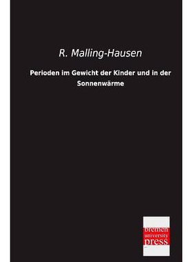预订 Perioden Im Gewicht Der Kinder Und in Der Sonnenwarme: 9783955621995