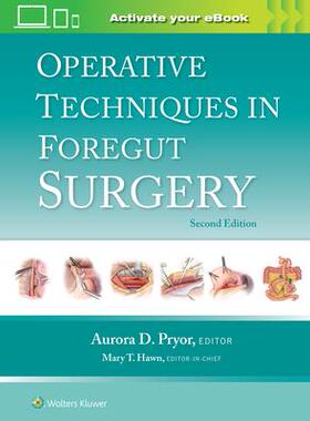 [预订]Operative Techniques in Foregut Surgery 9781975176617