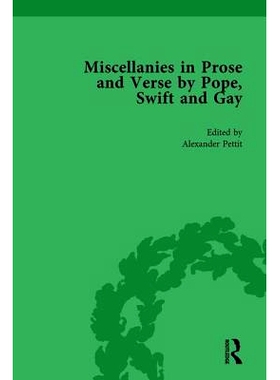 预订 Miscellanies in Prose and Verse by Pope, Swift and Gay Vol 1: 9781138755260