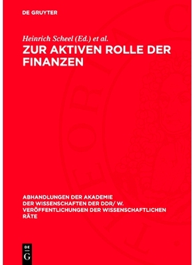 预订 Zur aktiven Rolle der Finanzen: 28. Tagung des Wissenschaftlichen Rates für die wirtschaftswissenschaftliche Forsc