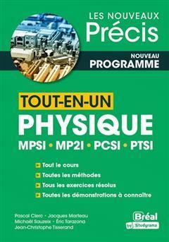 [预订]Physique tout-en-un MPSI, MP2I, PCSI, PTSI : nouveau programme 9782749550787