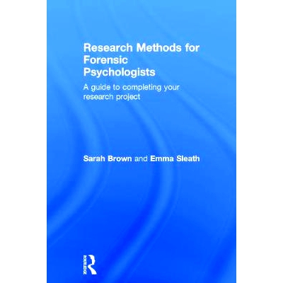 预订 Research Methods for Forensic Psychologists: A guide to completing your research project 法医心理学家的研究方法：完