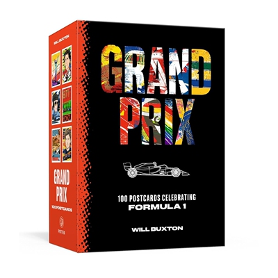 现货 F1大奖赛 100张艺术明信片礼盒 英文原版 Grand Prix Postcards 100 Postcards Celebrating Formula 1 方程式赛车 汉密尔顿