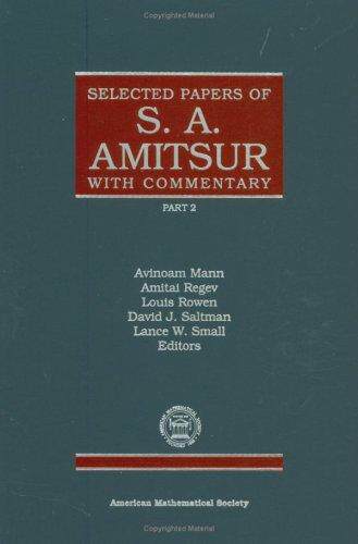 [预订]Selected Papers of S.A. Amitsur with Commentary, Volume 2 9780821829257