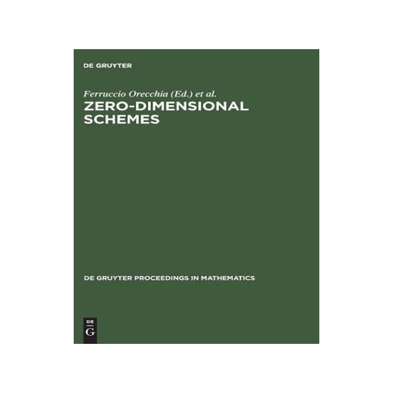 [预订]Zero-Dimensional Schemes 9783110139341