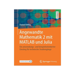 预订 Bättig, Angewandte Mathematik 2 mit MATLAB und Julia
