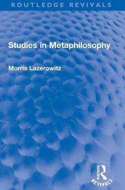[预订]Studies in Metaphilosophy 9781032049625