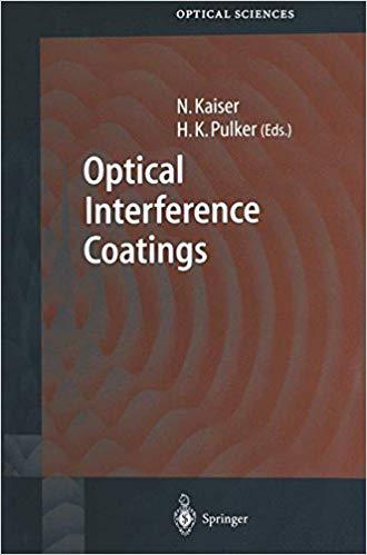 【预订】Optical Interference Coatings