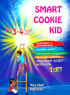 预订 Smart Cookie Kid pre 3-4 ročné deti Pracovný zosit rozvoja 1A: 9798869367129
