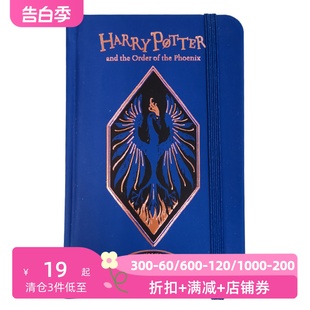 Potter 英文原版 Order 官方周边 哈利·波特学院版 and Phoenix 拉文克劳 笔记本 Notebook Harry the 凤凰社 Ravenclaw