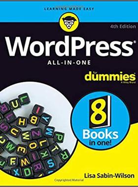 【预售】Wordpress All-In-One For Dummies, 4Th Edition